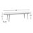 Caress Polyester Upholstered Bench-1954347636