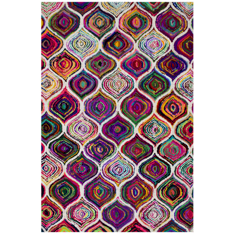 Chindi Wool Hand Woven Area Rug, Rectangle 153 x 244cm