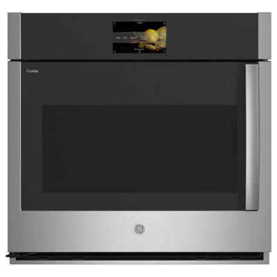 GE Profileâ¢ 30"" 5 cu. ft Self-Cleaning Convection Electric Single Wall Oven -  PTS700LSNSS