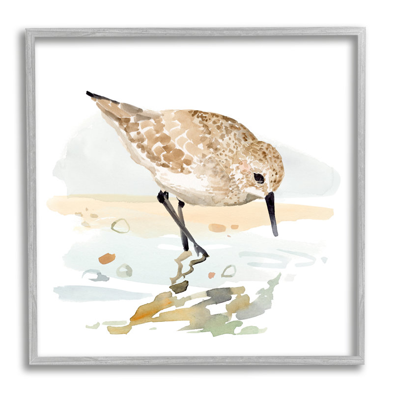«Sandpiper Sandor» par Victoria Barnes, H 17 po x l 17 po x P 1,5 po
