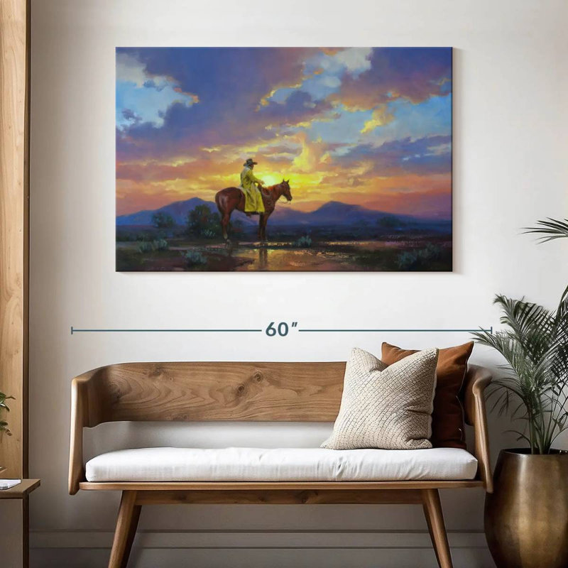 Lelar Sun Burn, 32" H x 48" W