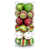 Light Green/White/Red