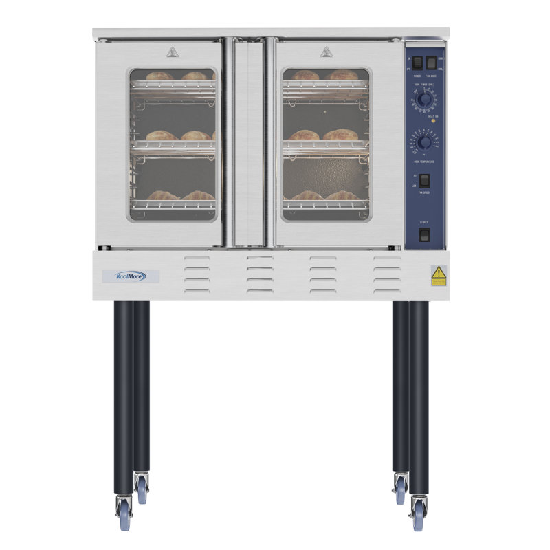 Four à convection LP 38 po à pleine capacité de 38 po avec roulettes (km-CCO54-LPC), Gaz naturel
