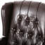 Fauteuil inclinable capitonné en tissu