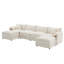 Canapé modulaire modulaire avec siège profond et large, ensemble de canapé en forme de U avec coussins doubles, canapé confortable-1292680137