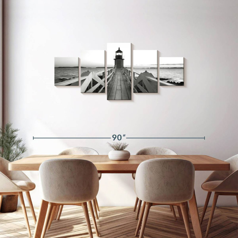 Marshall Point Lighthouse Pier, 30" H x 68" W