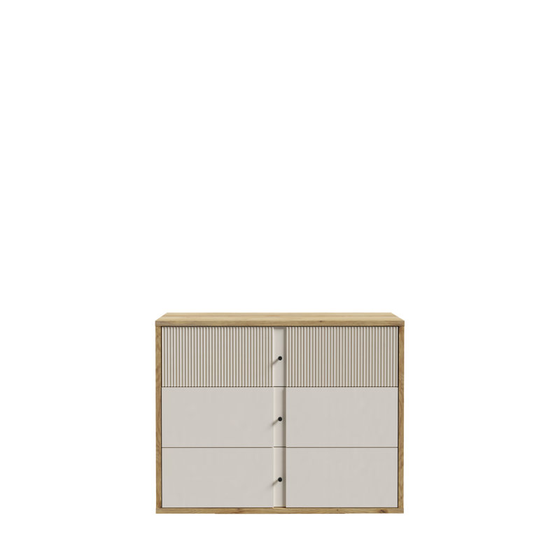 Angelis 104.8cm W 3 - Drawer Chest of Drawers