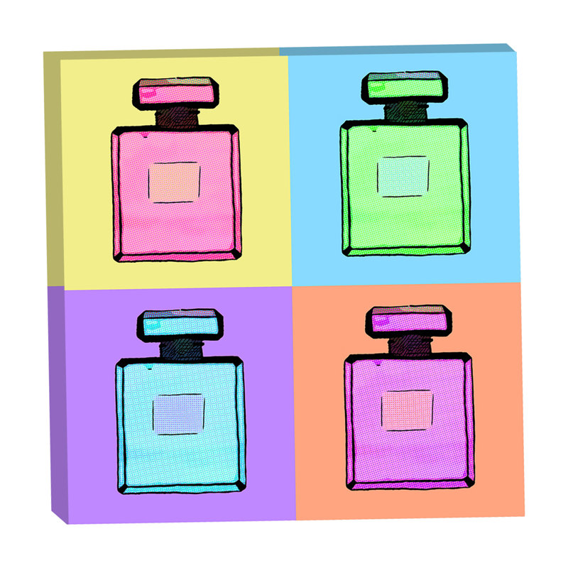 Bottles ala Warhol 24x24