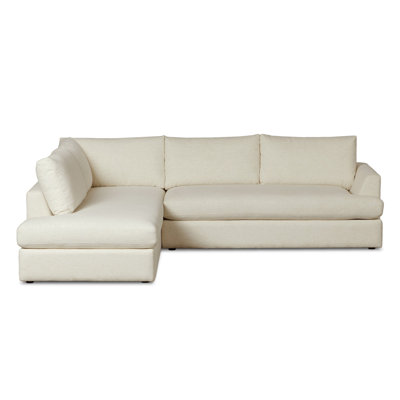 Seraphine Lucien 110" Upholstered Chaise Sectional