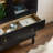 Holzhauer Modern Arched Glass Bookcase With Drawers-118490464