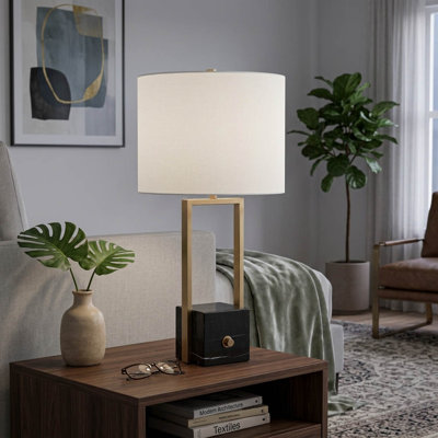 Lampe de table en marbre Elegant