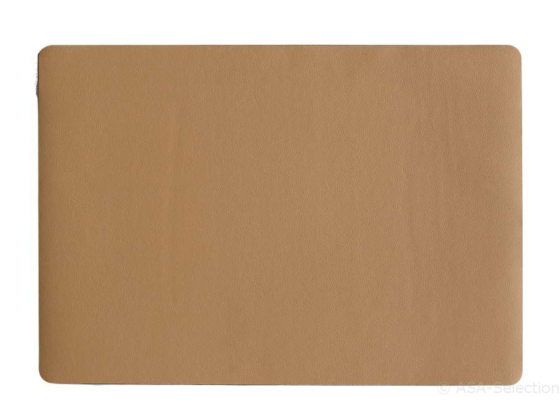 Ensemble de napperons en cuir 13 po, Caramel