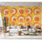 Premium Peel & Stick Wall Mural - Retro Circles-1345023524