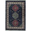 Hand-Knotted High-Quality Navy Area Rug