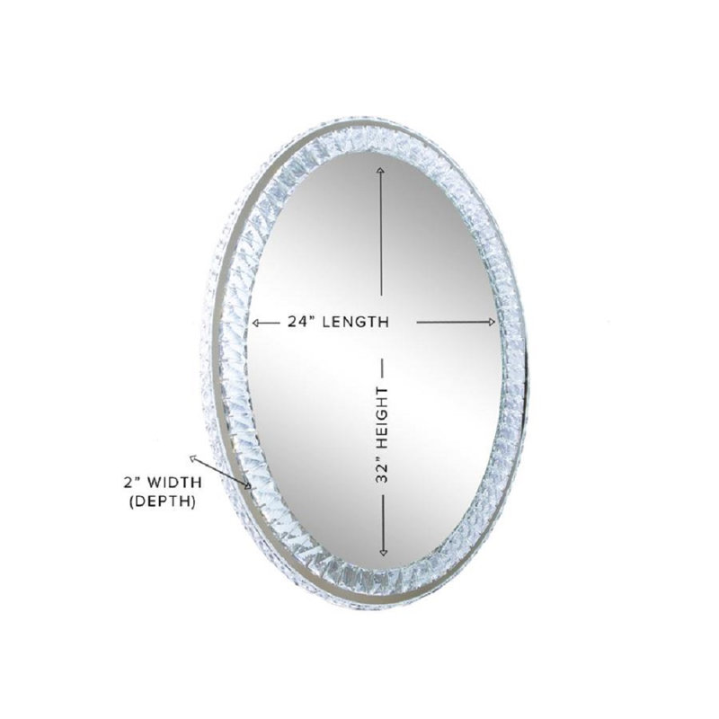 Bandes à DEL miroir de maquillage Diamond