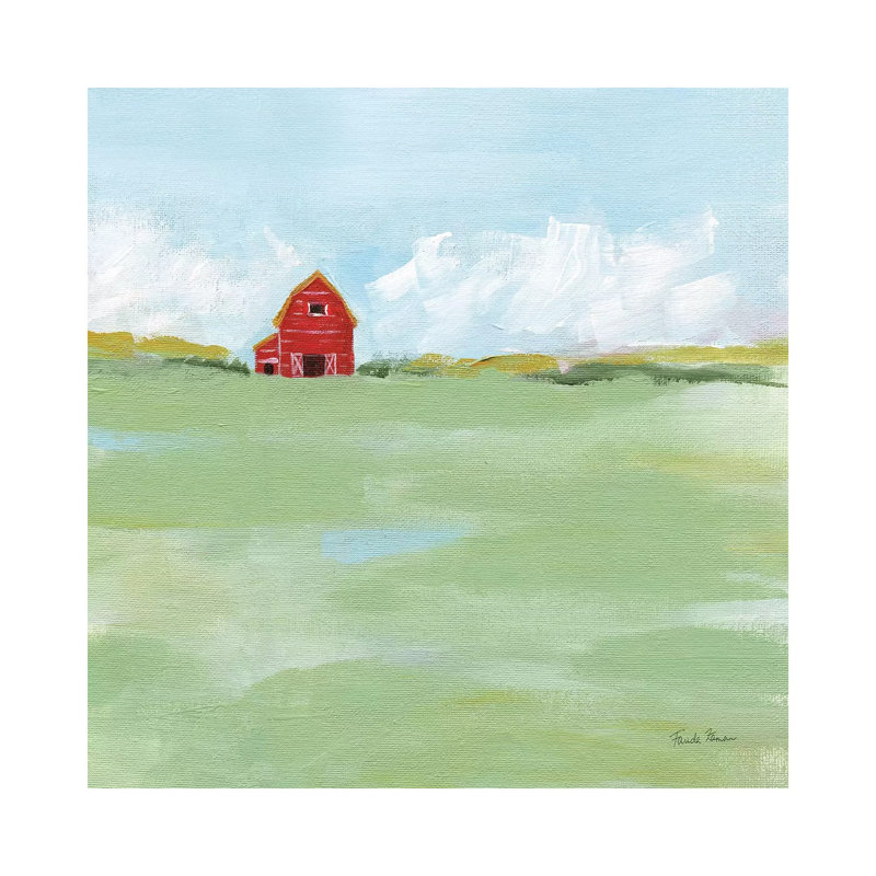 Country Feel by Farida Zaman - Wrapped Canvas Print, 30.48 cm H x 30.48 cm W