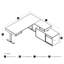 Bureau pour travailler debout en L Hansel-1333091542