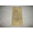 Handmade Turkish Art Wool Rug for Office or Entry in Muted Pastel Yellow