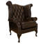 High Back Chesterfield Upholstered Wingback Chair-1502440869