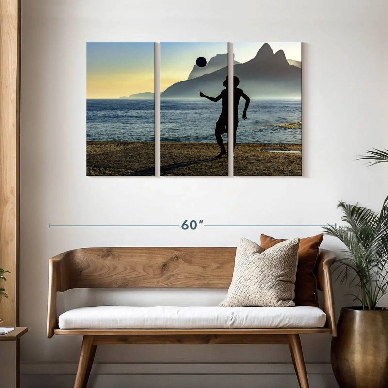 Sireci Beach Soccer, 28" H x 45" W