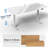 VIVO Single Motor Electric Desk with Push Button Memory Controller-129479321-129479297
