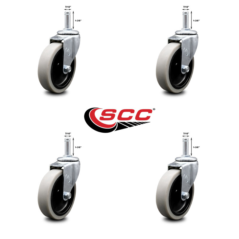 Ensemble de rechange pour roulettes pivotantes Choice Bussing - Chariot de service Brand / CHO-SCC-GR05S410-TPRS-716138-4