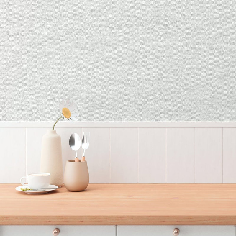 Hygge Home Collection Soft Plain Wallpaper Roll, Blue