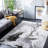 Kira Abstract Gray/Gold Area Rug-6390318
