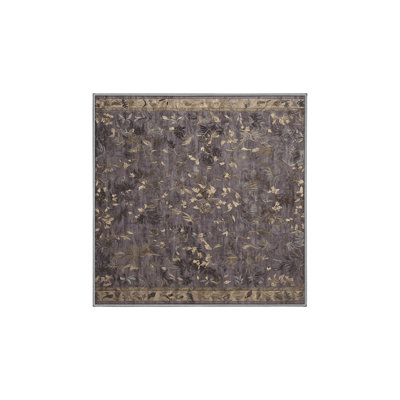 Tapis gris lavable à la machine