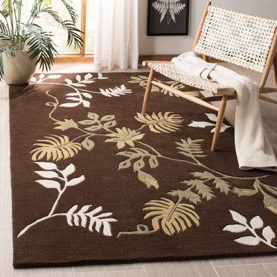 Candelo Soho Hand Tufted Wool And Viscose Floral Rug