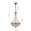 Lustre 4 lumières Javoni