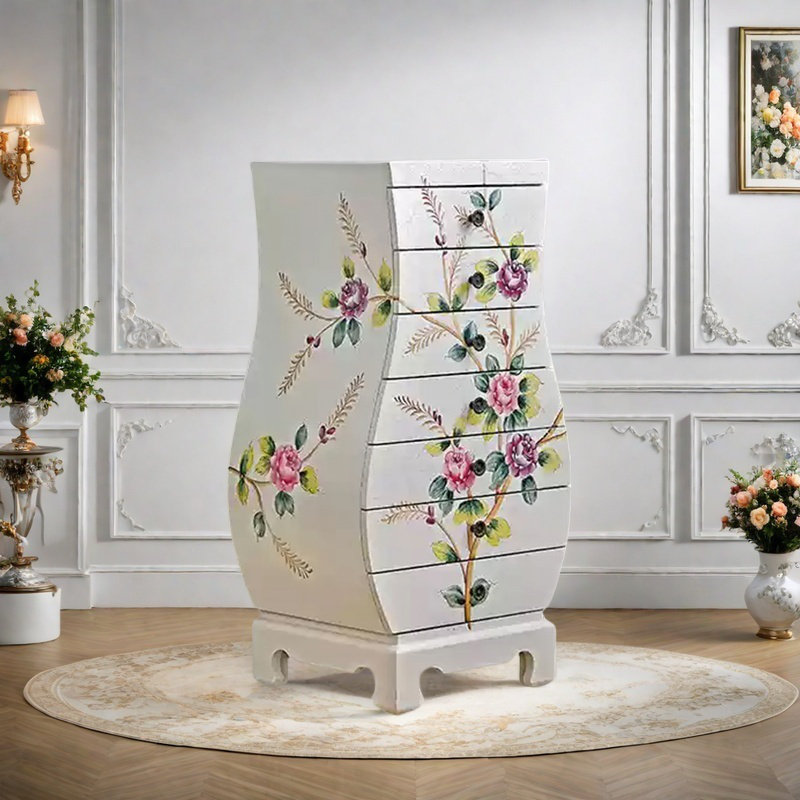 Armoire peinte de style américain