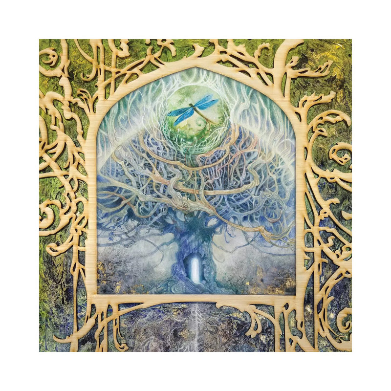 Verdant Peek II by Stephanie Law - Wrapped Canvas Gallery-Wrapped Canvas Giclée, 30.48 cm H x 30.48 cm W