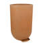 Pot à fleurs rond de 19,7 pouces Petar ECOBO, utilisation intérieure et extérieure Decora-762070778-762070782