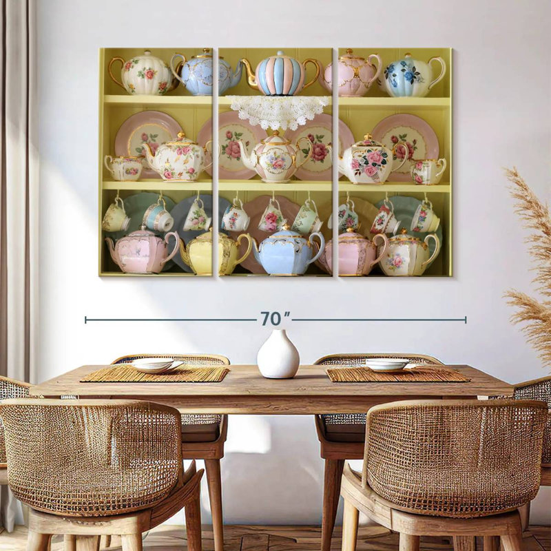 Senne Teaware Collection, 42" H x 65" W