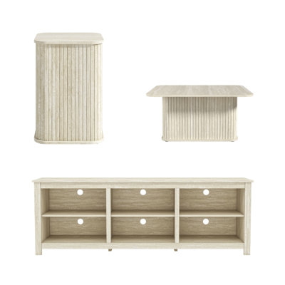 Aurel Modern 3 Piece Living Room Set