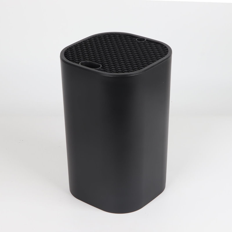 2 in 1 Universal Square Knife Holder, Black