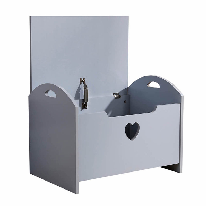 Garofina Toy Storage Bench, Grey