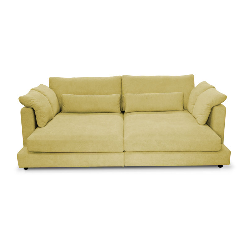 3 Seater Sleeper, Yellow