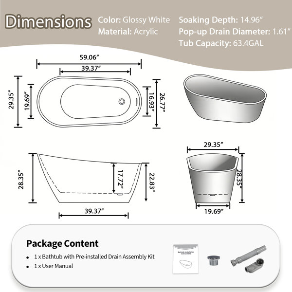 Dimensions du produit