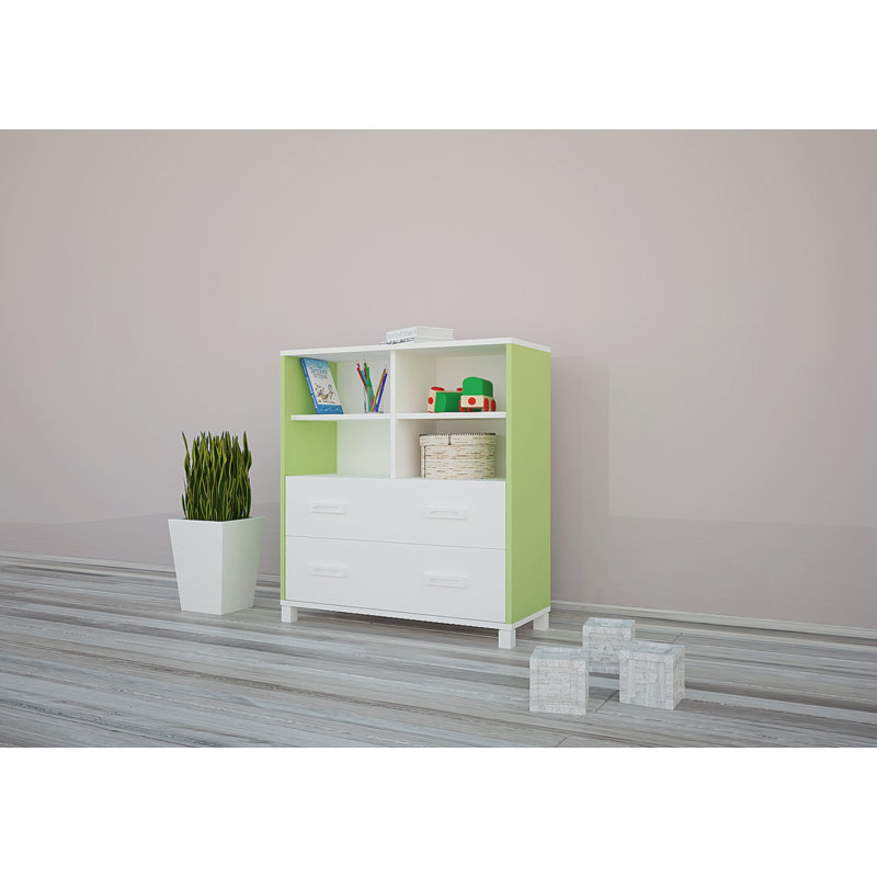 Ossett 85cm H X 88cm W Kids Cube, Green