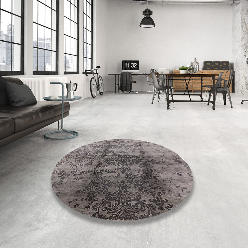 Delna Moroccan Indoor Rug, Round 4'