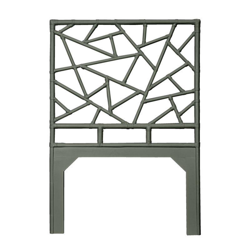 Tête de lit à structure ouverte Tiffany Collection, Simple, À feuilles persistantes