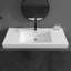 Lavabo de salle de bain mural simple 47 po SMC