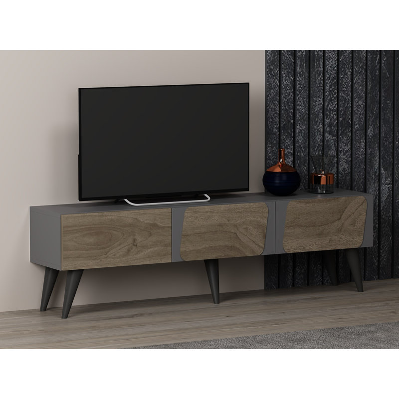 Odessa Unfinished TV Stand for TVs up to 70", Grey
