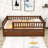 Wood Daybed with Twin Trundle and Guardrails-537538290-537538291