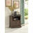 Elegant Lateral File Cabinet with Storage Drawer and Open Shelf, French Provincial Inspired Design for Office Organization