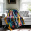Joyful Abstract - Couverture sherpa de qualité supérieure 1 pièce-99458035
