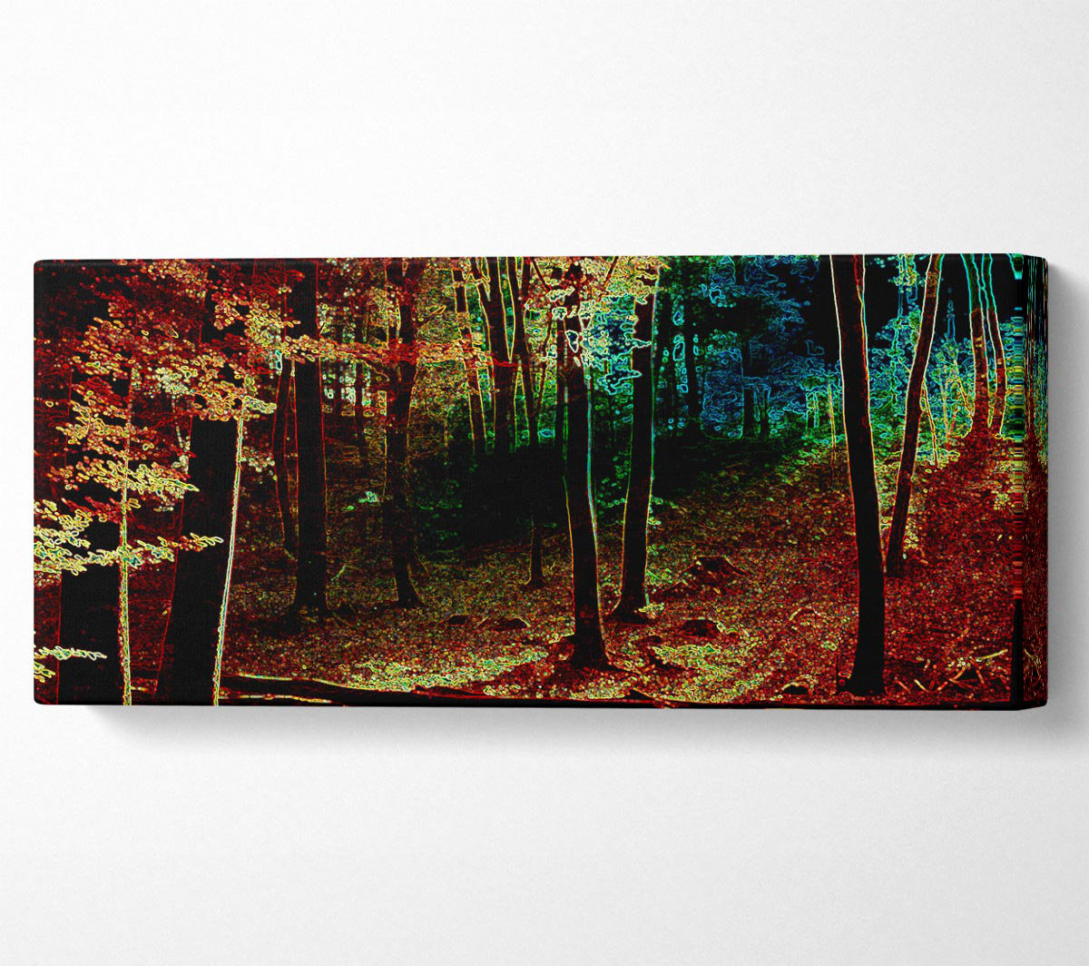 Union Rustic Rainbow Forrest 03 - Wrapped Canvas Art Prints | Wayfair.co.uk