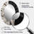 Black White Marbled Dreamscape III - Black Modern Oval Wall Mirror-685089618